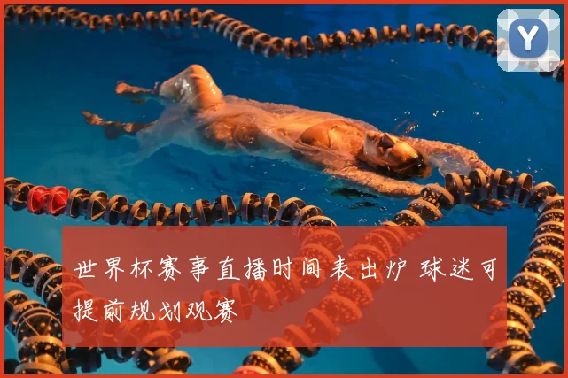 世界杯赛事直播时间表出炉 球迷可提前规划观赛